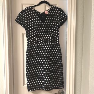 Banana Republic Navy Polk-a-dot Dress